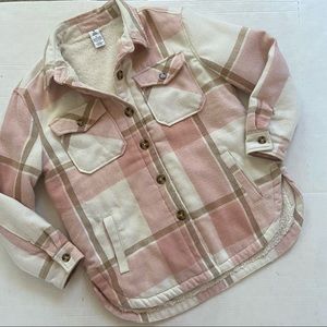 Plaid shirt jacket